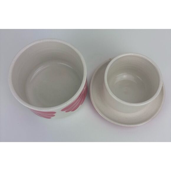 Sarah Bak Pottery Porcelain French
Butter Dish /Hand Painted / New - Picture 4 of 10